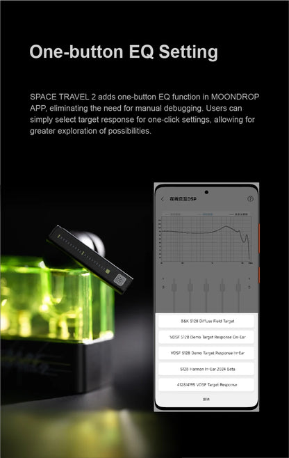 MOONDROP Space Travel 2 earphone HiFi Noise-Canceling TWS wiress Bluetooth 6.0 ANC Low-latency Game Mode SBC/AAC gaming headset