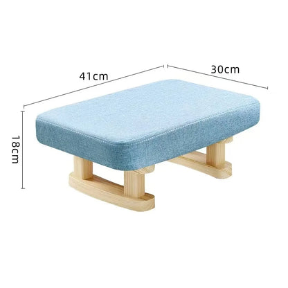 Creative Small Wood Chair Household Shoe Changing Stool Ins Sofa Living Room Foot Rest Stool Tea Table Children Bathroom Footsto