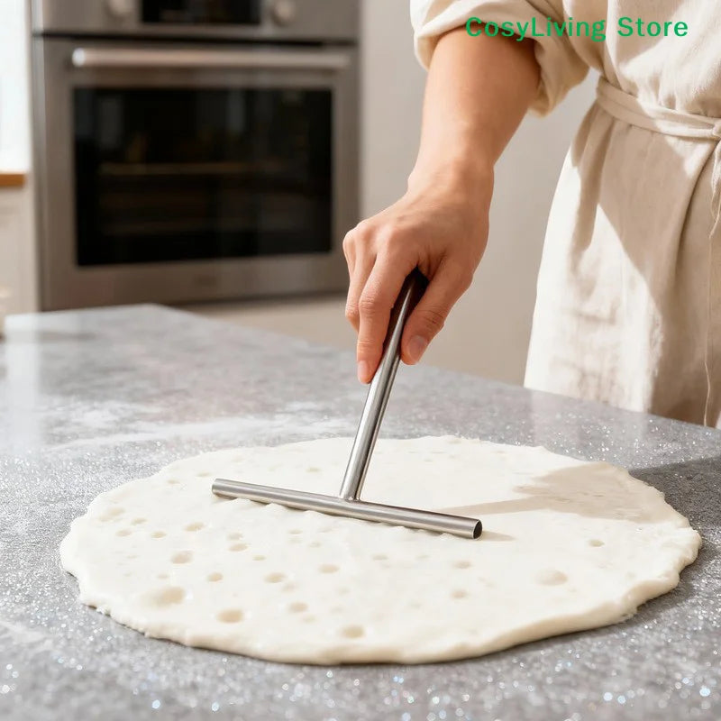 Stainless Steel Crepe Spatula Spreader Pancake T Maker Tool Turner Utensils Cake Shape Rake Pan Making Kit Stick Icing Brownie
