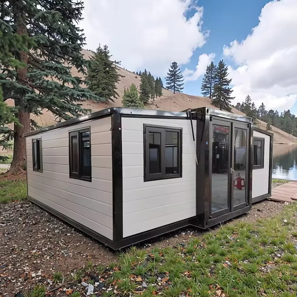 Restaurant 20FT 40 Ft Prefab Steel Prefabricated Sandwich Panel Expandable Living Container House Tiny Homes With Bathroom