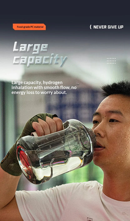 Hydrogen Water Bottle 1.5L Portable Hydrogen Rich Water Generator Large Capacity Sports Cup for Gym Outdoor Fitness