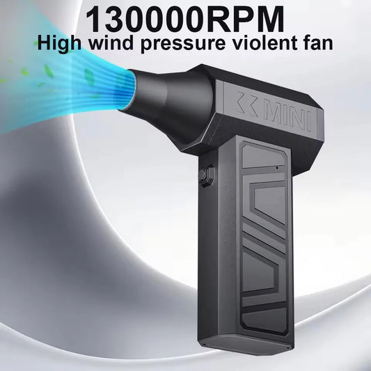 MOBIDEA X3A Electric Air Duster Air Blower-130000RPM Super Power, Rechargeable 3-Gear Brushless Motor for Car/PC/Home/Outdoor