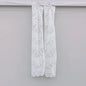 Women Summer Ice Silk Lace Arm Sleeve Elastic Sleeve Driving Gloves Black White Long Fingerless Mittens Sunscreen Gloves