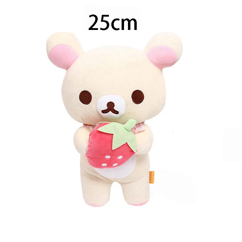 Anime Rilakkuma Cartoon Plush Doll Soft Bear Toys Kawaii Room Decor Teddy Bear Plushies Cute Couple Bear Xmas Gifts For Girls
