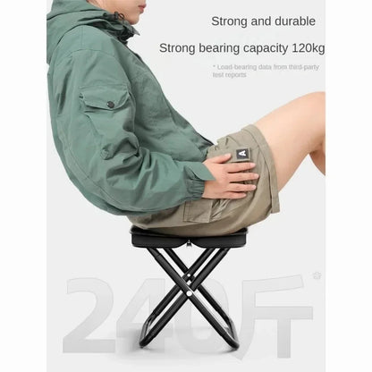Portable Ultra Light Folding Chair Multifunctional Outdoor Camping Chair For Picnic Fishing Travel Stool Seat Accessories