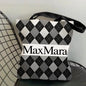 M-Max MaraS Brand Storage Bags Canvas Tote Bag Double-Sided Print Lightweight Shoulder Shopping Handbag for Daily Use