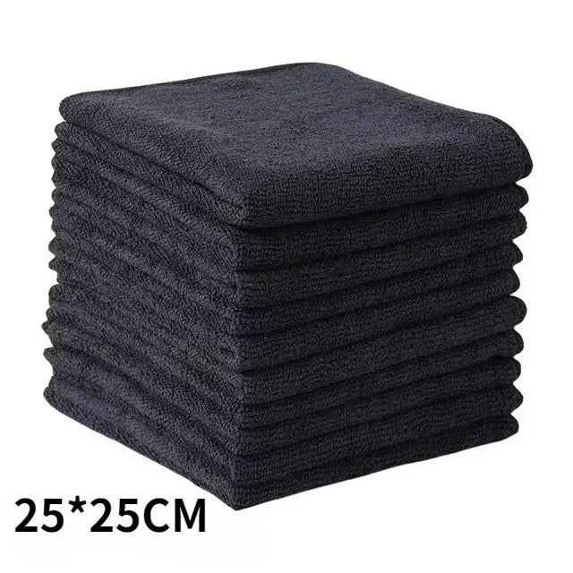 5Pcs Thicken Microfiber Cleaning Cloths Bicycle Car Kitchen Clean Towel Absorbent Soft Stain-removing Cloth Reusable Clean Tools