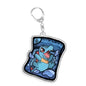 Keychain for Pokemon Kangaskhan Blastoise Acrylic Homemade Cartoon Anime Backpack Pendant Decoration Collection Fans Gift 5cm