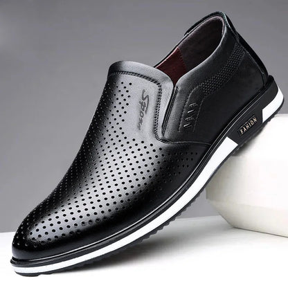 2026 Men Leather Casual Shoes Brand New Fashion Men Loafers High Quality Adult Moccasins Men Driving Shoes Male Footwear