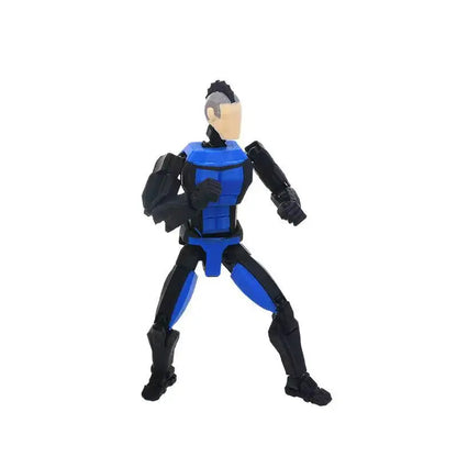 3d Printed Blue-Masked Invincible T13 Dummy13 Multi-Jointed Movable 3d Printed Shapeshift Toys Action Figure Custom Toy