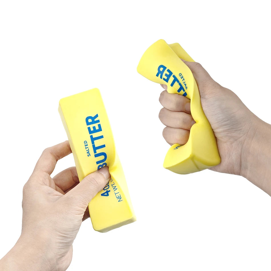 Butter Stick Squishy Toy Slow Rising Squeeze Toy Butter Bar Brick Squishy Fidget Toy Anti Stress Release Hand Relax Gift