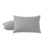 2Pcs Pack Microfiber Pillowcases Solid Color, Envelope Closure, Machine Washable, Woven Fabric, for Bedroom, Living Room