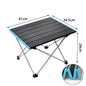 Ultralight Folding Camping Table, High Strength Aluminum, Portable Outdoor Dinner Desk for Picnic BBQ Garden Party, Foldable