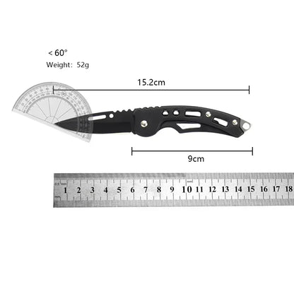 NEW Stainless Steel Folding Knife With Keychain Outdoor Carrying Knife Sharp Pocket Knife Fruit Knife Folding Knife Outdoor Tool
