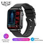 LIGE Nowy Smartwatch z Pomiarem Temperatury Ciała Damski Męski Ekran HD 360 Odbieranie Połączeń Wybieranie Połączeń Smartwatch Męskie Zegarki dla Kobiet Bransoletka