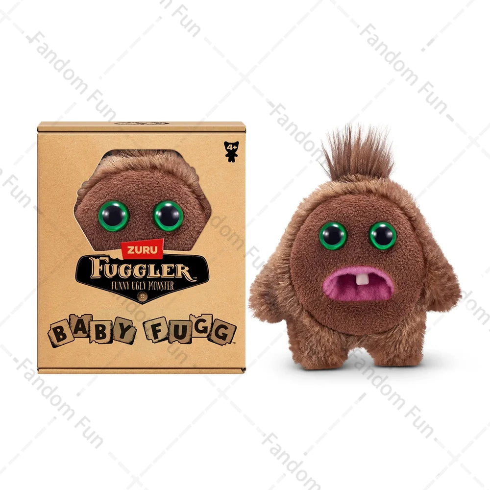 Baby Fugg Fuggler Monster Plush Doll  Original Rabid Rabbit Funny Ugly Hedge Grog Screech Wide-Eyed Teeth Monster With Box
