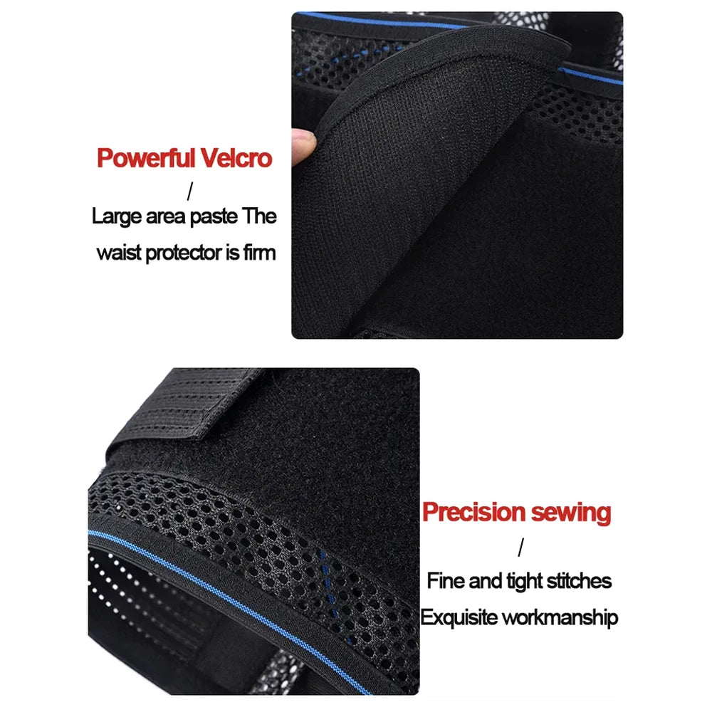 Adjustable Compression Back Support Waist Belt, Breathable Lumbar Brace for Sedentary Office, Handling Labor & Strength Training