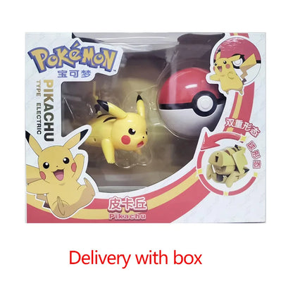 22 Kind Pokemon Ball Figure Pokeball Mewtwo Poke Pikachu Charizard Gyarados Venusaur Pawmi Quaxly Fuecoco Elf Toy Set Kids Gift