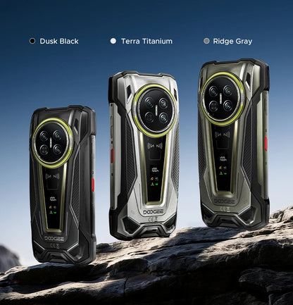 World Premiere DOOGEE V Max 2 Pro 5G Rugged Phone 6.78" FHD+ IPS 120Hz Display 48GB+1TB 22000mAh 200MP 120W Smartphon Android 16