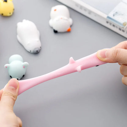 15-30PCS Mochi Squishies Kawaii Anima Squishy Toys For Kids Antistress Ball Squeeze Party Favors Stress Relief Toys For Birthday