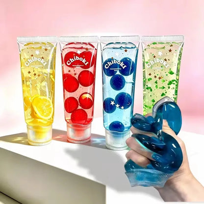 Fruit Filled Maltose Toothpaste Slow Rebound Squeeze Toy Deformable Sensory Fidget Stress Relief Blind Box