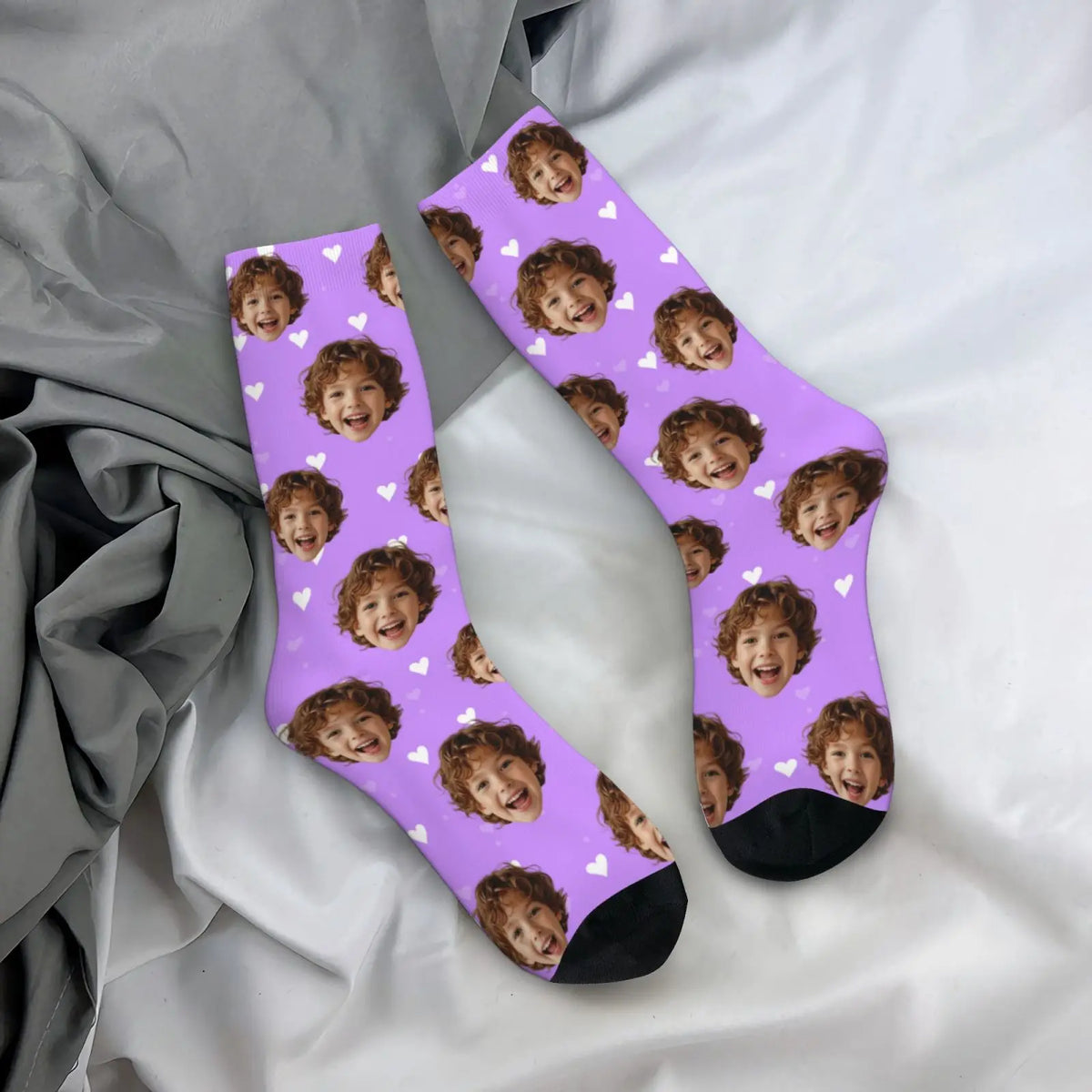 Novelty Custom Face Socks DIY Personalized Photo Custom Socks Crazy Funny Men's Socks Christmas Party Birthday Anniversary Gift