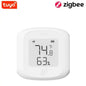 HOMEFISH Smart WiFi/Zigbee Temperature and Humidity Sensor Hygrometer Thermometer with LCD Display Support Alexa Google Home