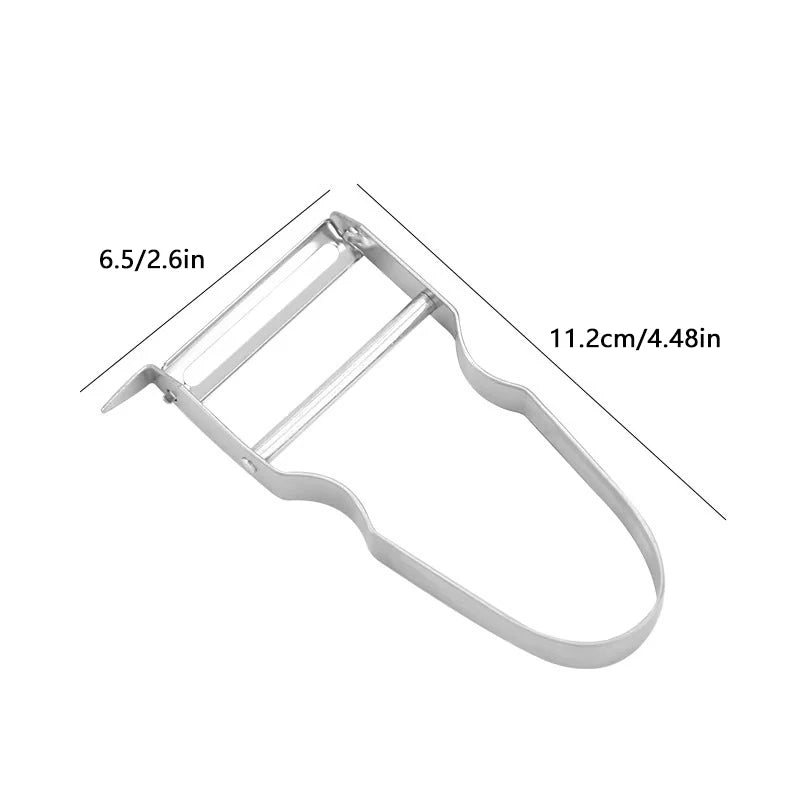 1Pcs Stainless Steel Peeler Kitchen Vegetable Fruit Peeler Potato Slicer Carrot Peeler Multiple-Function Kitchen Accessories