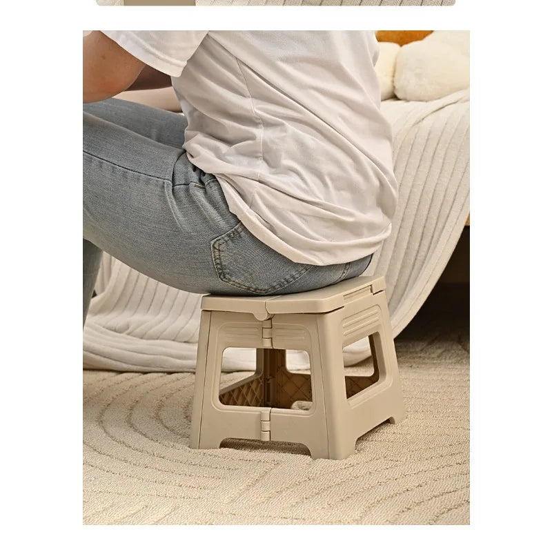 New model folding chair - Portable household folding chair - Outdoor camping portable small bench