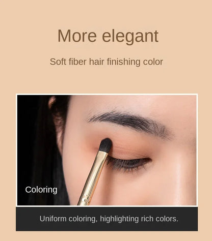 9Pcs/lot Mini Makeup Brush Set Portable Travel Cosmetic Brushes Kit Eyeshadow Foundation Powder Brushes Beauty Makeup Tools