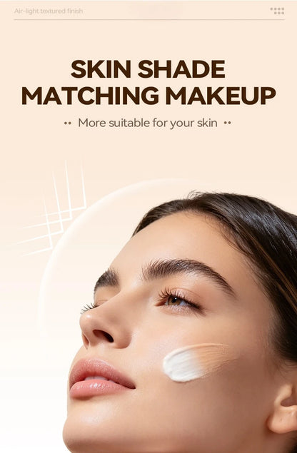 Color-Changing Sunscreen Foundation,Skin Tone Matching,All-Day Long-Lasting Wear,Perfect Base for Flawless Makeup