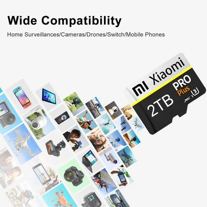 High Speed SD Card 128GB 256GB Original SD Flash Micro TF Card SD Tarjeta Ultra Memory Card 512GB For Xiaomi Electronic devices