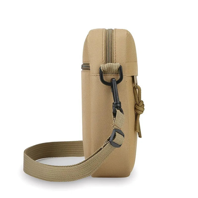 Men's and women's Single Shoulder Bag Crossbody Bags, Solid-Colored Lightweight Mobile Phone Bags for Travel Photography