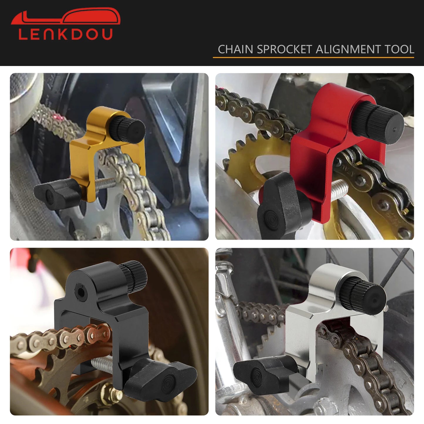 Universal Motorcycle Laser Chain Sprocket Alignment Tool ATV Chain Alignment Tool For KTM Honda Yamaha Kawaasaki Suzuki Ducati