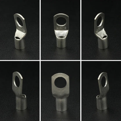 1~50Pcs SC Type Wire Nose Terminal SC35 SC50 SC70 SC95 Bare Copper Battery Block Lugs Hole ID 6 8 10 12mm Crimp Wire Connectors
