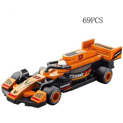 City Speed Racing MOC Car Sports Building Blocks Bricks Classic Rally sport Super Racer Vehicles Christmas gift Technical toys