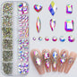 12grids Half Round Pearls Beads 3D Nail Charms 1.5/2/2.5/3/4/5mm White Flatback Pearls Nail Jewelry Nail Craft Pearl Rhinestones