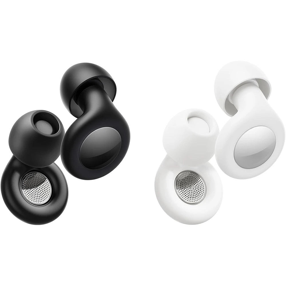 Ear Plugs for Sleeping Noise Cancelling, 25dB Ear Plugs for Noise Reduction with 8 Ear Tips, Reusable Silicone Earplugs Hearing