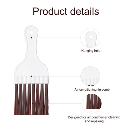 Air Conditioner Condenser Fin Comb Stainless Steel Air Conditioner Repairing Tool Heatsink Cleaning Brush Fin Cleaning Brush