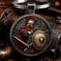 Noter New 8 Styles Unique 2D Flat Keychain Retro Anchor Knight Motorcycle Pattern Car Backpack Charm Pendant Decoration Key Ring