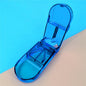 Medicine Box Pill Cutter Portable Drug Box Useful Grinder Splitter Medicine Pill Holder Tablet Cutter Splitter Divider Pill Box
