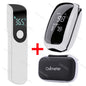 Rechargeable Medical Oximeter Strap Lanyard Fingertip Pulse Oximeter Blood Oxygen Saturation Monitor Digital LED Display Child