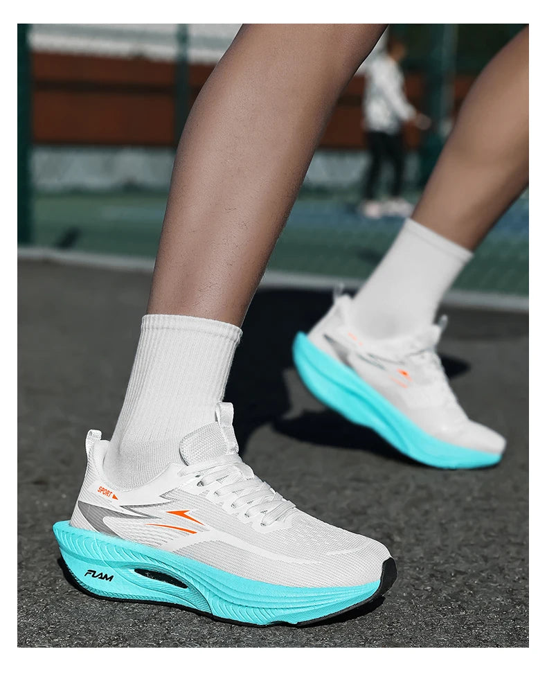 Marathon Running Shoes Men Casual Carbon Board Sports Breathable Lightweight Women's Comfortable Athletic Antiship Sneakers New