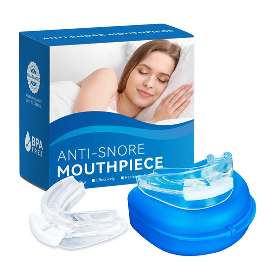Hot Anti Snoring Mouthpiece Adjustable Mouth Guard Effective Snore Solution for Men and Women Customizable Comfortable