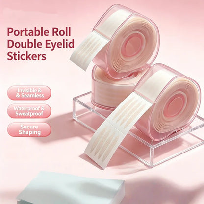 Breathable Mesh Eyelid Stickers Natural Invisible Eye Lift Tape Long Lasting Waterproof Eye Makeup Accessory