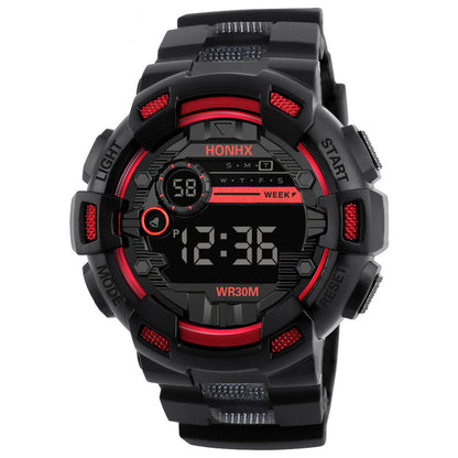 Fashion Men‘s Watch Waterproof Sports Digital Watches Men Large Dial Electronic Wristwatch Clock for Boys Child Reloj Hombre