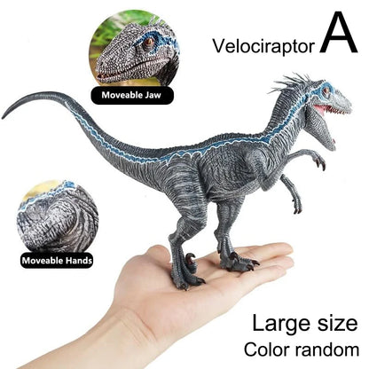 Velociraptor Dinosaur Toy for Kids and Dino Lovers, Super Raptor Dinosaur with Moveable Jaw and Hands, Realistic and Funny