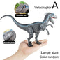 Velociraptor Dinosaur Toy for Kids and Dino Lovers, Super Raptor Dinosaur with Moveable Jaw and Hands, Realistic and Funny