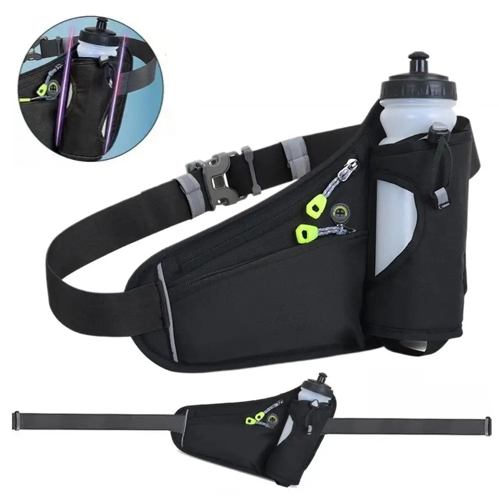 Sport Water Bottle Holder Outdoor Camping Hiking Fitness Running Sports Packs For Men And Women Bicycle Cycling Belt Waist Bags