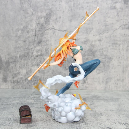 In stock 30cm One Piece Anime Figure Nami Action Figurine Hentai Pvc Statue Model Room Collection Decoration Toys Ornaments Gift